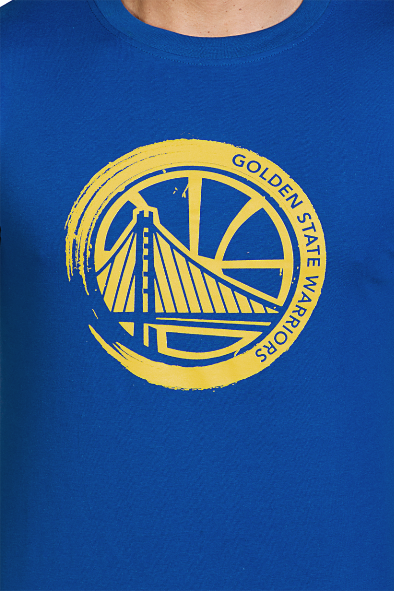 Nba Mens Gsw Core Badge Short Sleeve Tee